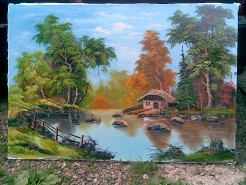 Picturi cu peisaje Intre anotimpuri