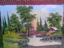 Picturi cu peisaje Natura linistita