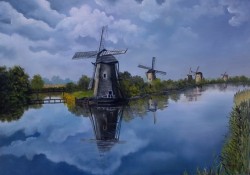 Picturi cu peisaje Peisaj olandez