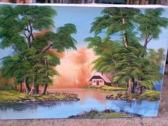 Picturi cu peisaje Rasaritul 2