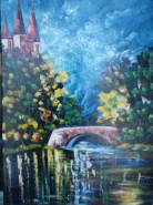 Picturi cu peisaje Turla palatului