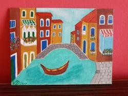 Picturi cu peisaje O zi in Venetia