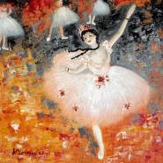 Picturi cu potrete/nuduri Balerina