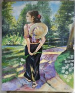 Picturi cu potrete/nuduri Just a walk