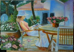 Picturi cu potrete/nuduri Lady