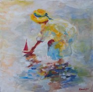 Picturi cu potrete/nuduri Fetita