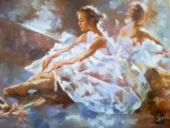 Picturi cu potrete/nuduri Micuta balerina