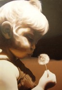 Picturi cu potrete/nuduri Fetita cu papadie