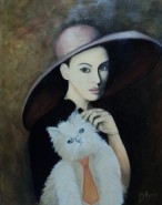 Picturi cu potrete/nuduri Fata cu palarie