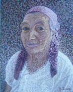 Picturi cu potrete/nuduri Bunica materna-detaliu