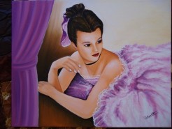 Picturi cu potrete/nuduri Frumoasa balerina