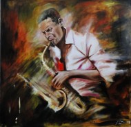 Picturi cu potrete/nuduri Saxophone 