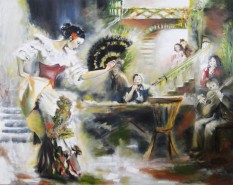 Picturi cu potrete/nuduri The dancer