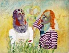 Picturi cu potrete/nuduri Adam si eva