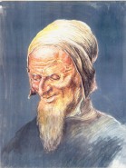 Picturi cu potrete/nuduri Portret de batrin -  dupa  durer