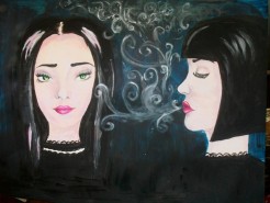 Picturi cu potrete/nuduri Fum