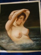 Picturi cu potrete/nuduri Femeie la scaldat