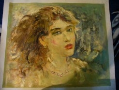 Picturi cu potrete/nuduri Privire de femeie