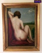 Picturi cu potrete/nuduri Akt cu spatele 