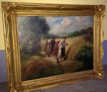 Picturi cu potrete/nuduri La cosit