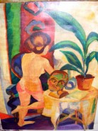 Picturi cu potrete/nuduri Nude perlrott