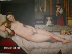 Picturi cu potrete/nuduri Reproducere-venus din urbino