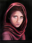 Picturi cu potrete/nuduri Fata afgana