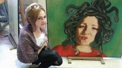 Picturi cu potrete/nuduri Medusa complementara