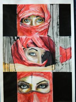 Picturi cu potrete/nuduri Fete.