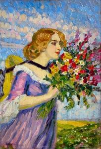 Picturi cu potrete/nuduri lany viragal