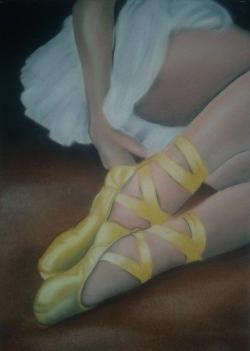 Picturi cu potrete/nuduri O balerină