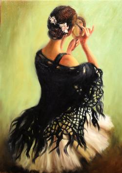 Picturi cu potrete/nuduri BALERINA 001