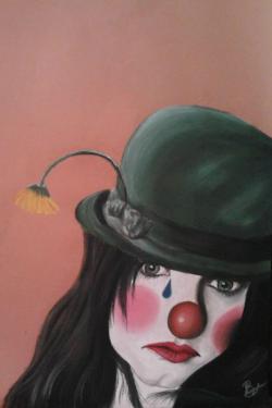 Picturi cu potrete/nuduri Clovnul trist