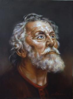 Picturi cu potrete/nuduri batran 04