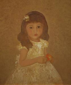 Picturi cu potrete/nuduri Floarea roÅŸie