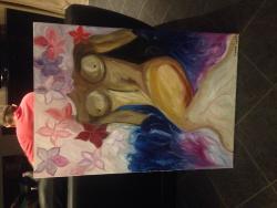 Picturi cu potrete/nuduri Sirena nud 123