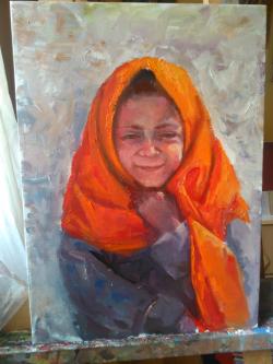 Picturi cu potrete/nuduri Bate vântul!