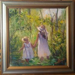 Picturi cu potrete/nuduri In cautarea inimii padurii