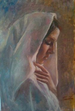 Picturi cu potrete/nuduri Rugaciune din suflet