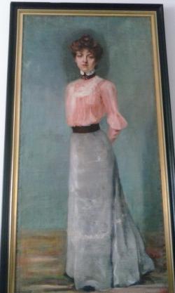 Picturi cu potrete/nuduri Portret tanara doamna - CAPIDAN