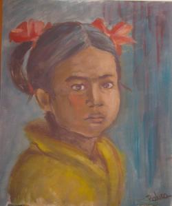 Picturi cu potrete/nuduri Little gipsy