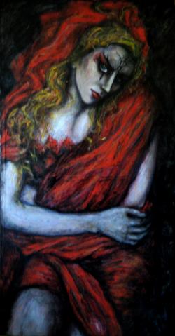 Picturi cu potrete/nuduri Amber girl