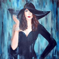 Picturi cu potrete/nuduri Lady in Black