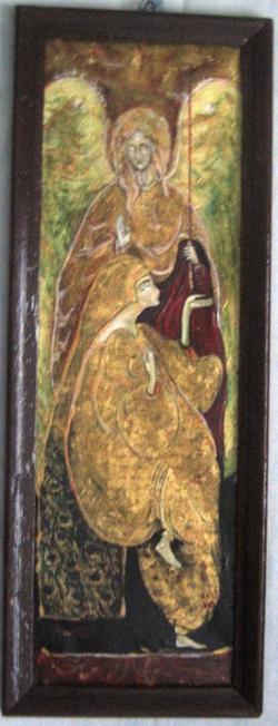 Picturi cu potrete/nuduri inger cu Madona