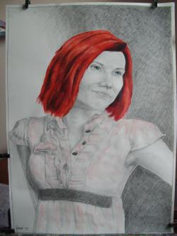 Picturi cu potrete/nuduri portret Teo