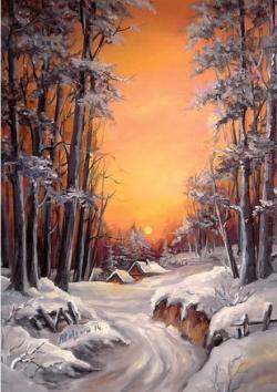 Picturi de iarna O IARNA IREALA