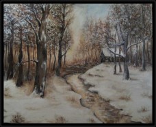 Picturi de iarna Winter senses