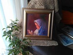 Picturi cu potrete/nuduri Lumina noptii sfinte de Craciun