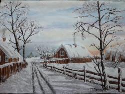 Picturi de iarna Iarna pe ulita...