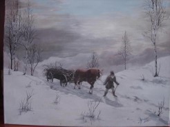 Picturi de iarna Iarna grea